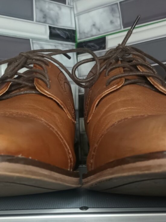 Johnston & Murphy Melton Mens US 10.5 Dress Shoes Tan Calf Skin Leather Cap Toe main image 15